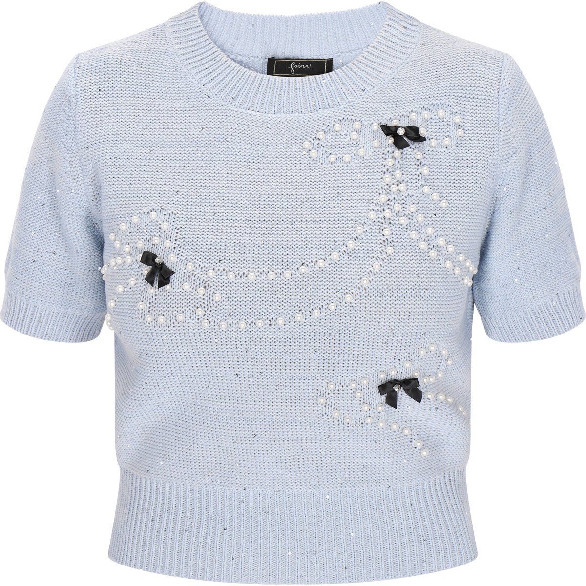 Faina Pullover Frauen hellblau