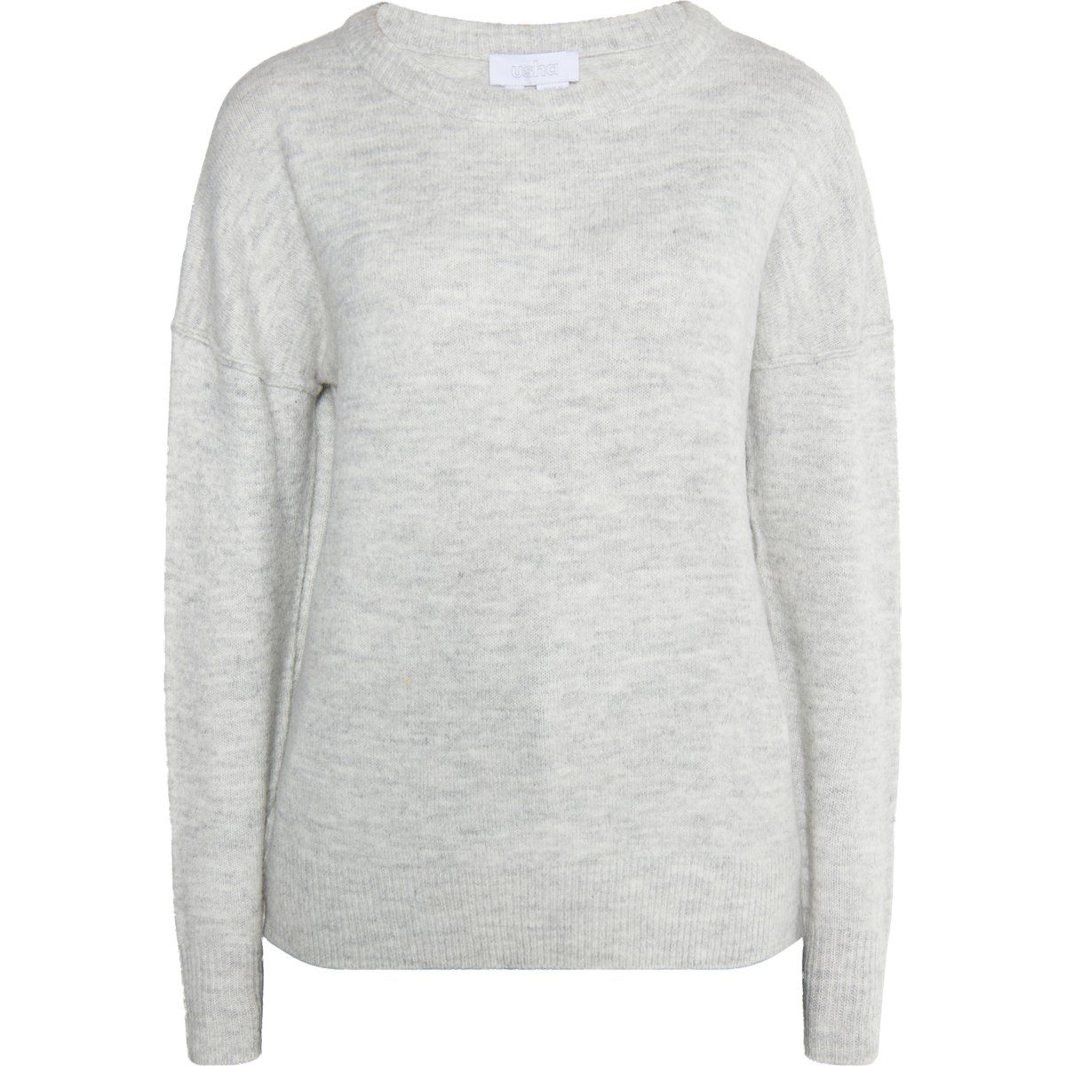Klassischer Strickpullover mit Rundhalsausschnitt