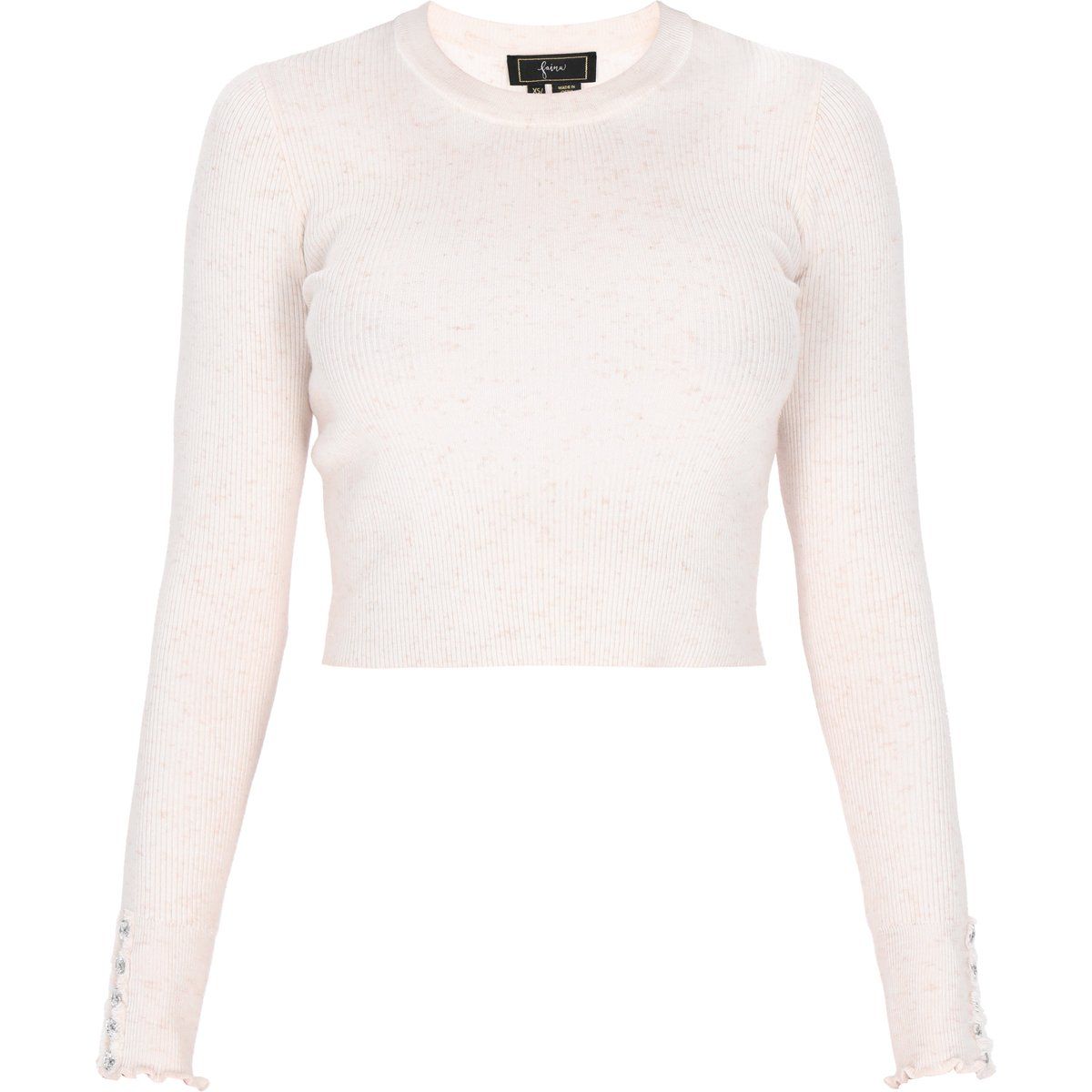 Faina Pullover Frauen cremefarben