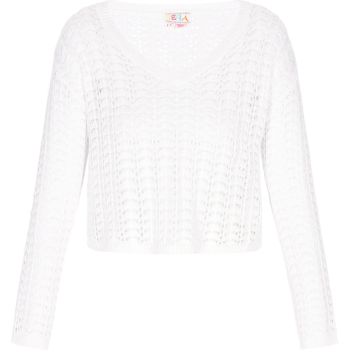 IZIA Pullover Frauen cremefarben