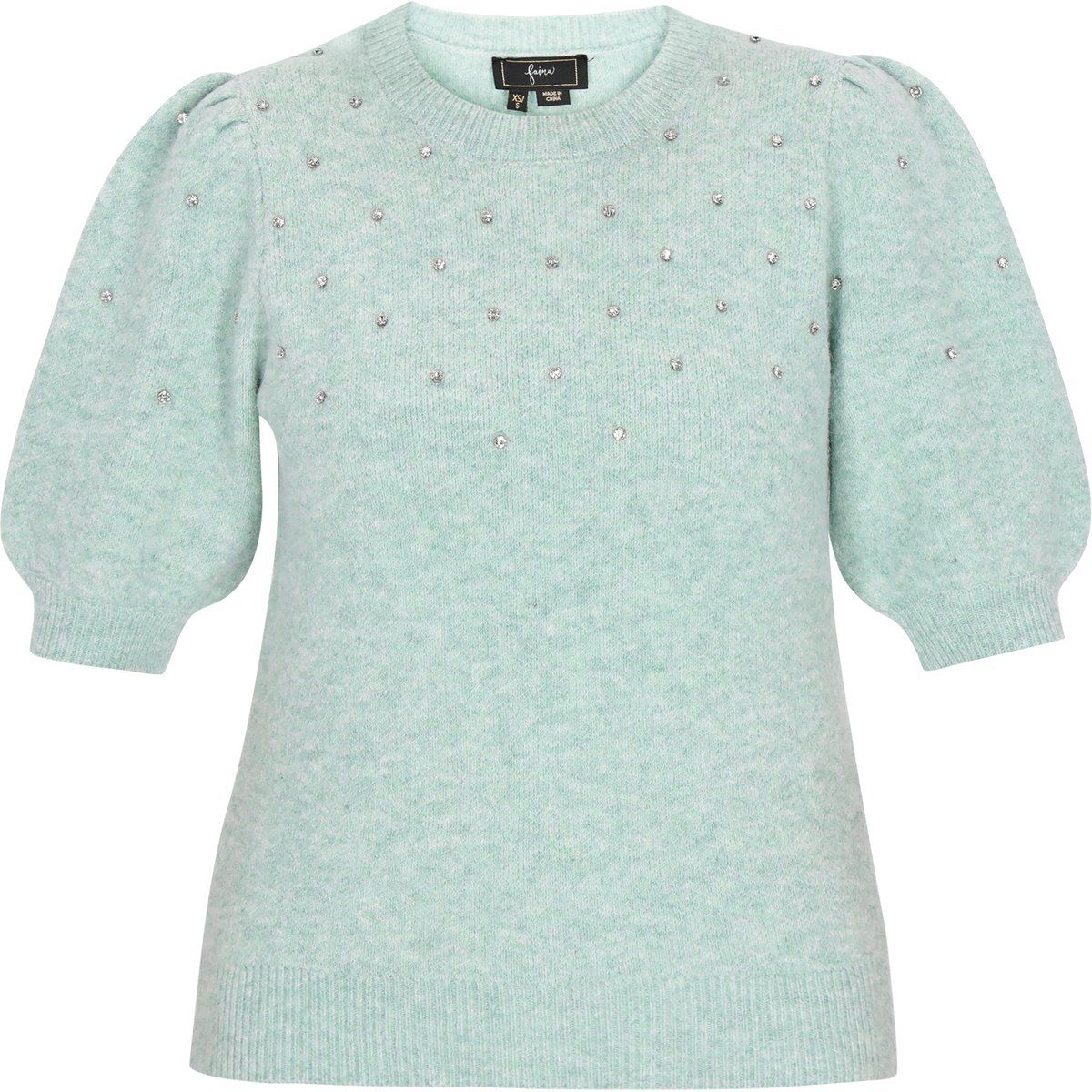 Faina Pullover Frauen Salbeigrün