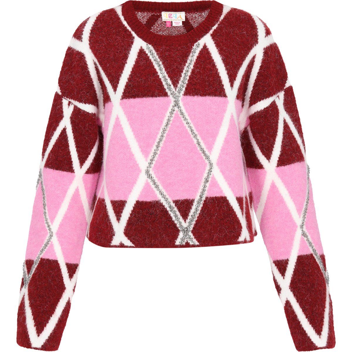 IZIA Pullover Frauen Burgunderrose