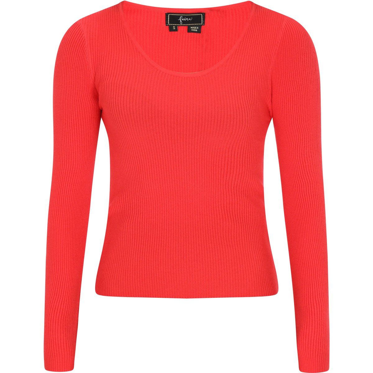 Faina Pullover Frauen Rot