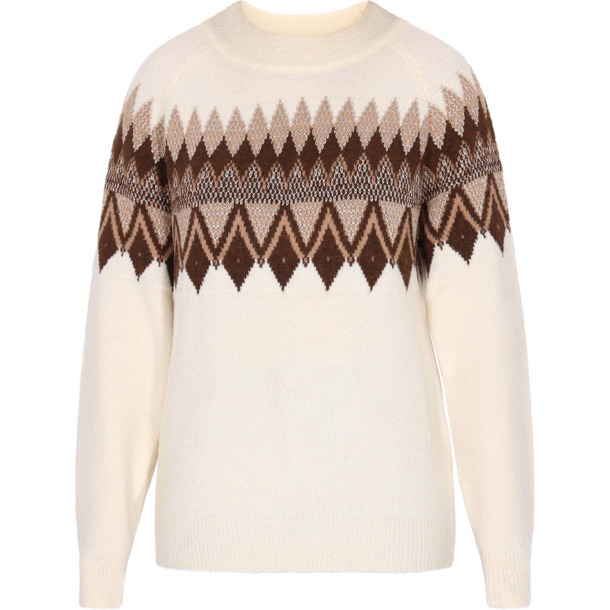 Strickpullover mit Diamantenmuster