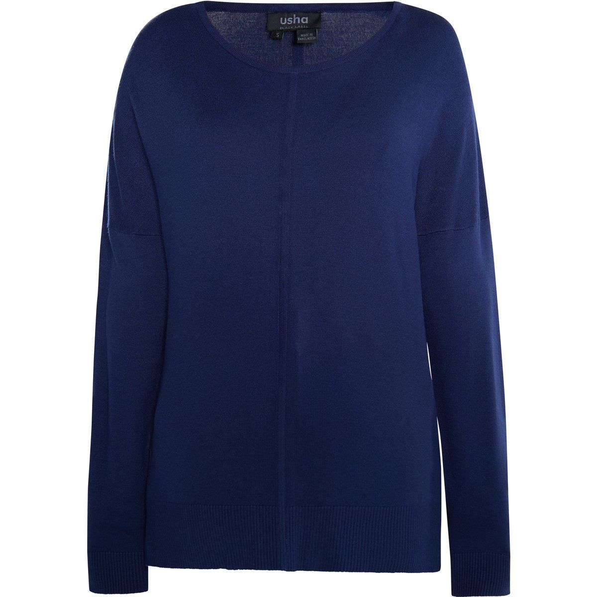 Damen Strickpullover mit U-Boot-Ausschnitt