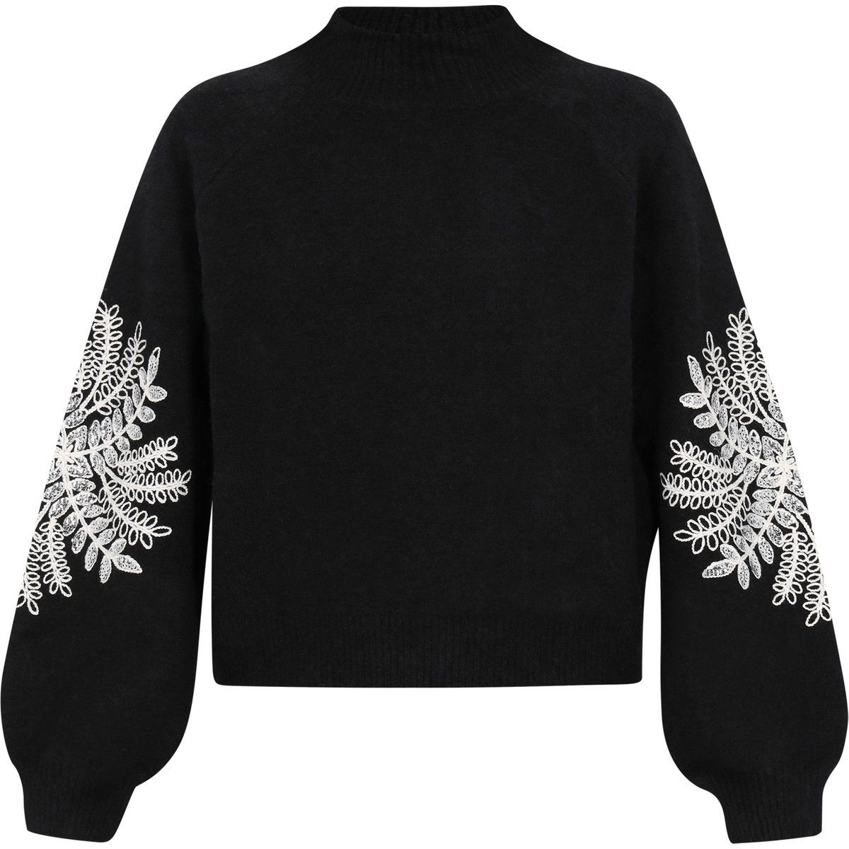 IZIA Pullover Frauen schwarz-weiß
