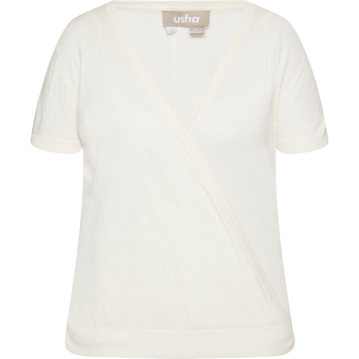 usha Strickpullover Damen Wollweiß