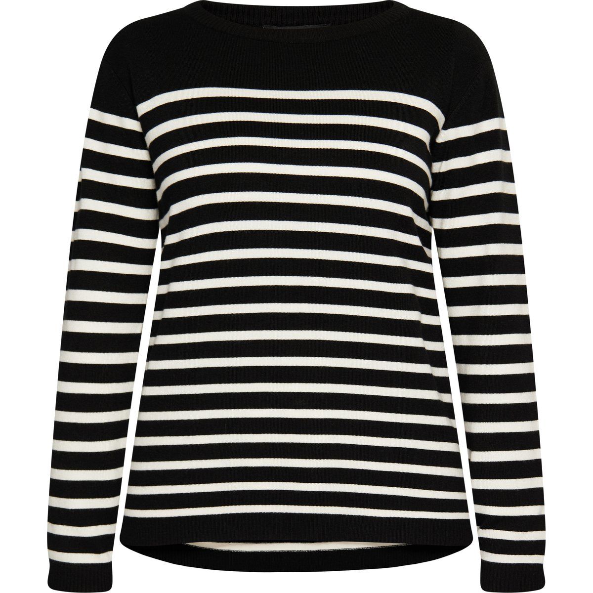 usha Strickpullover Damen schwarz-wollweiß