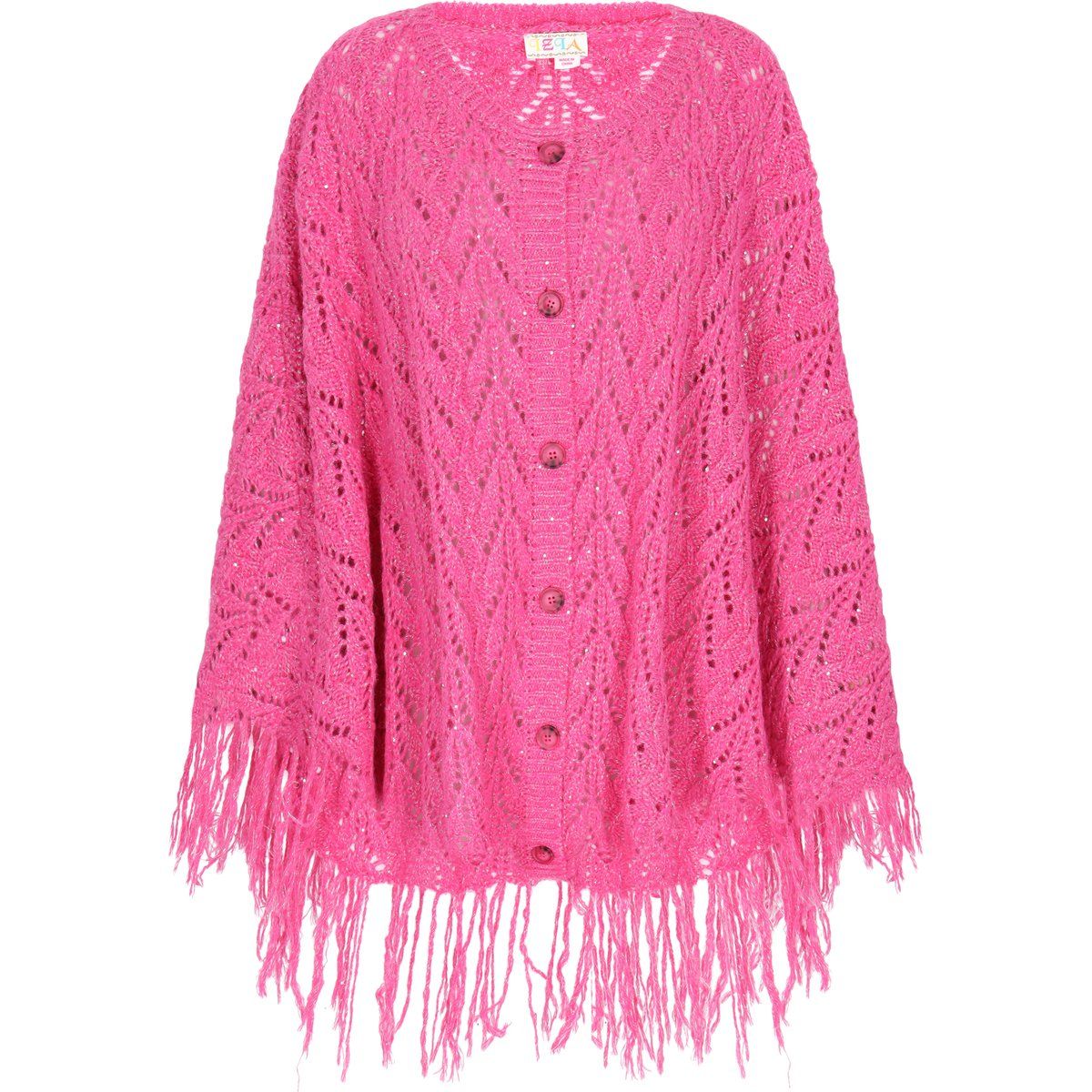IZIA Poncho Frauen Rosa