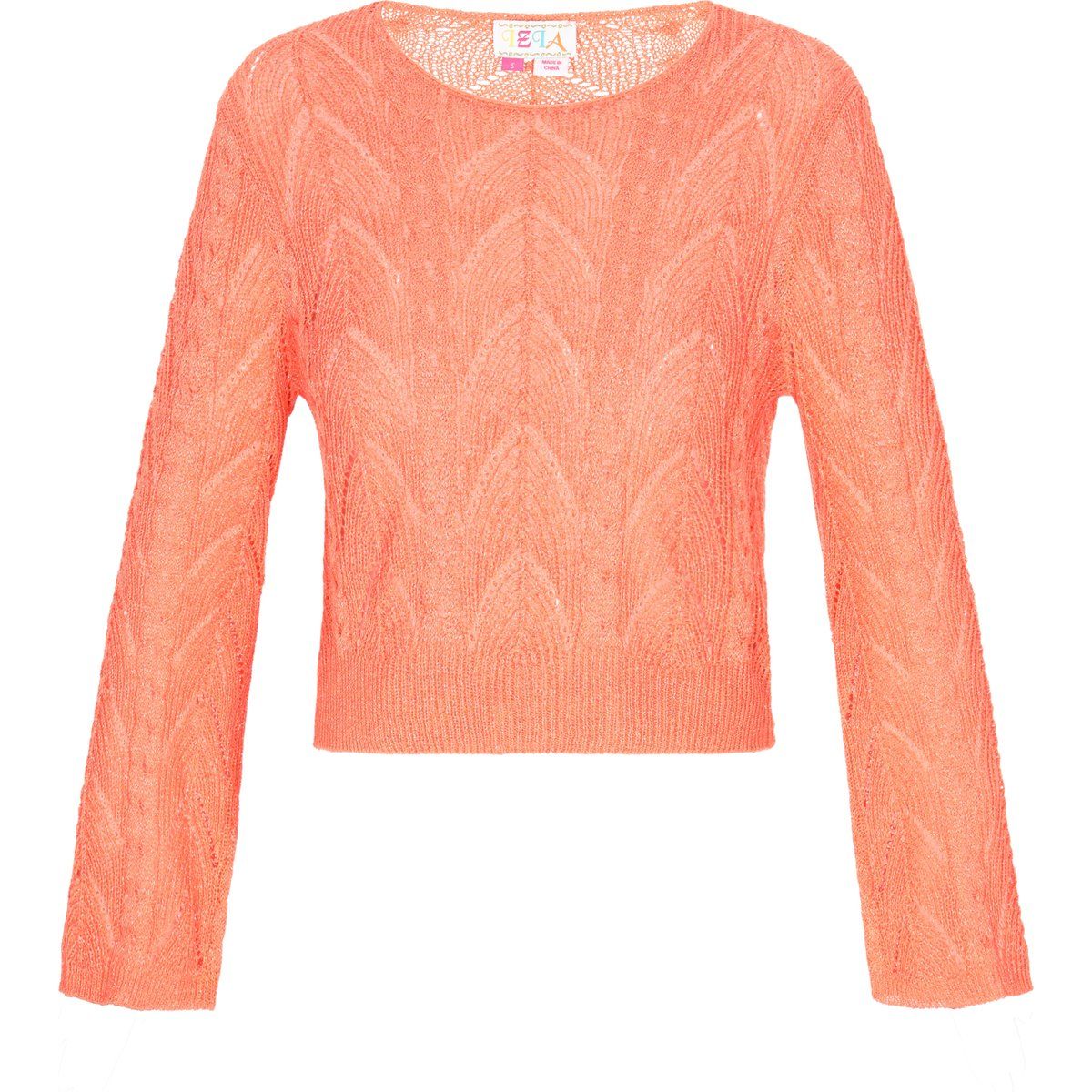 IZIA Pullover Frauen orange