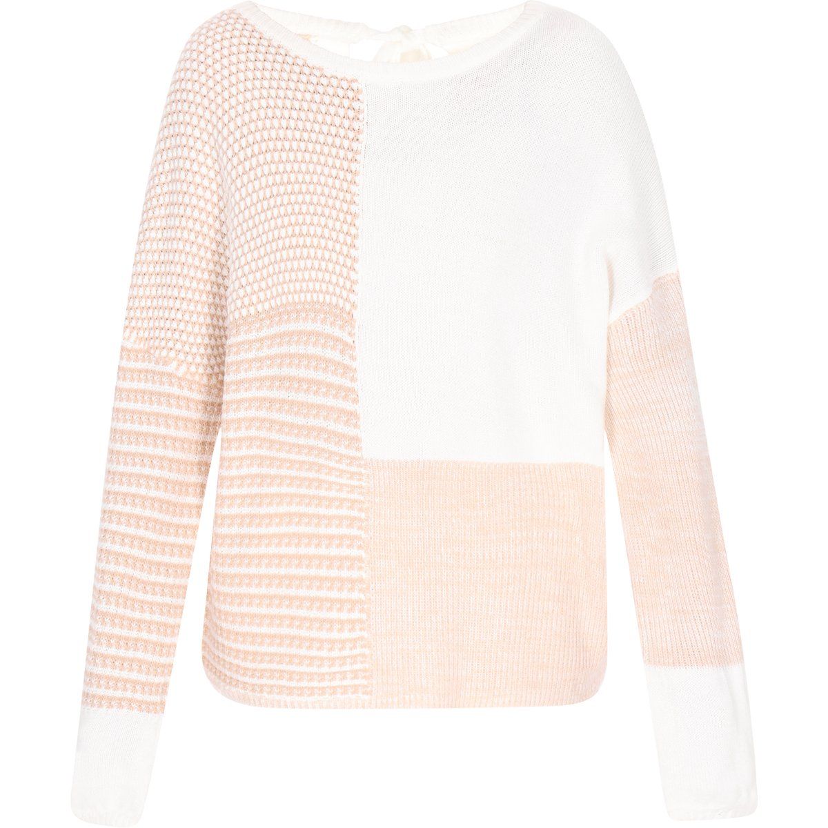 Colorblock Strickpullover