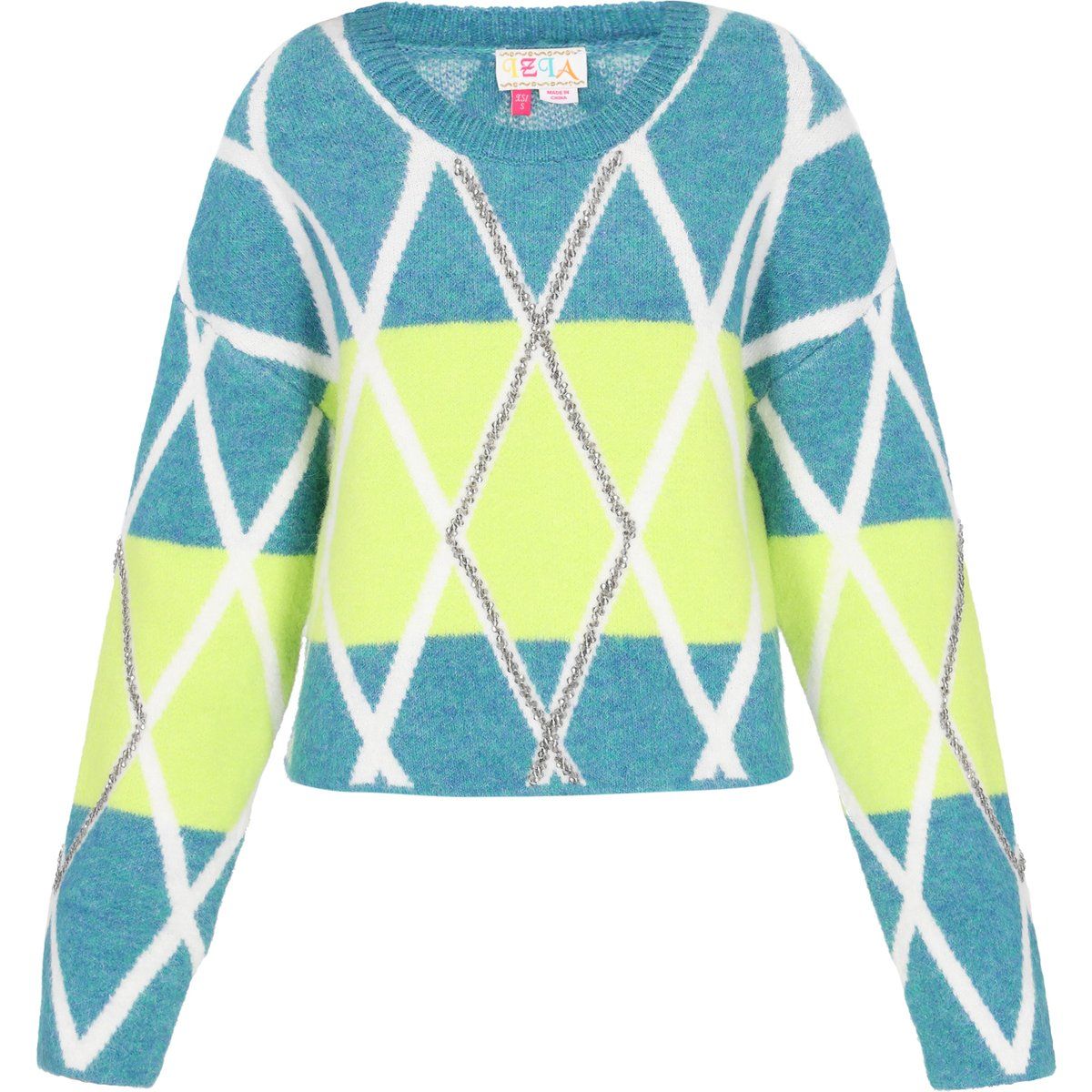 IZIA Pullover Frauen türkisfarbene Limette