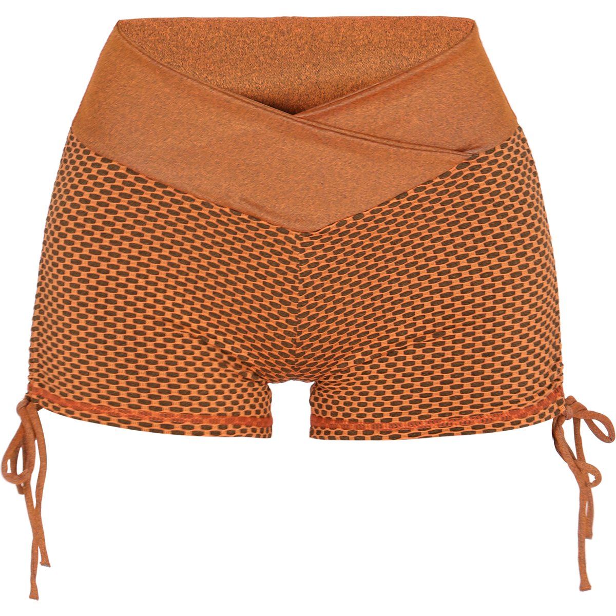 Strukturierte Sportshorts mit hohem Bund