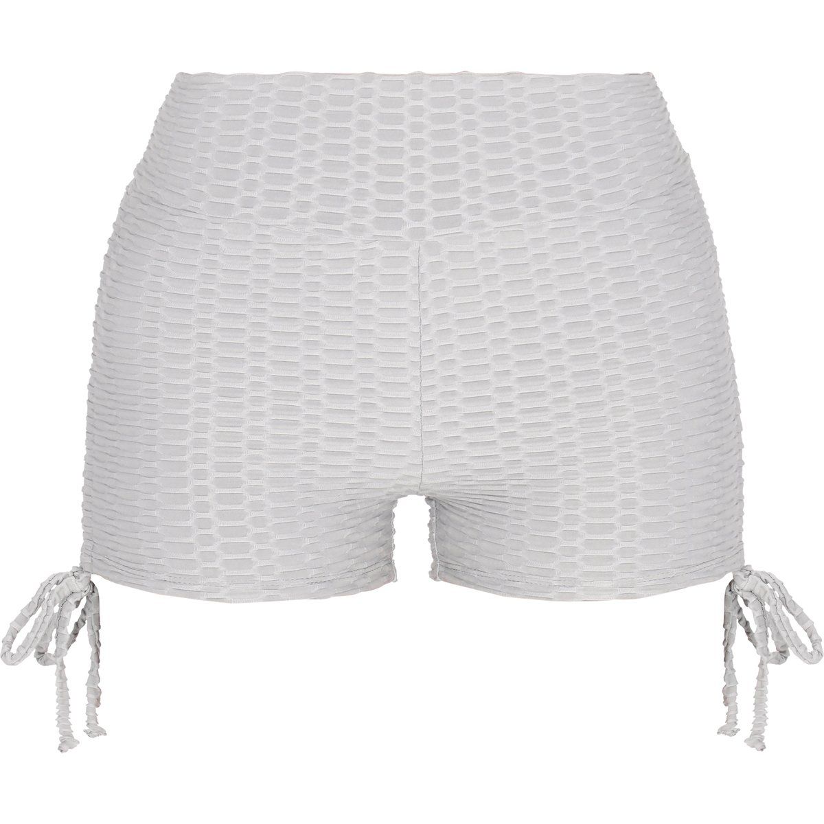 Strukturierte Fitness-Shorts mit Kordelzug