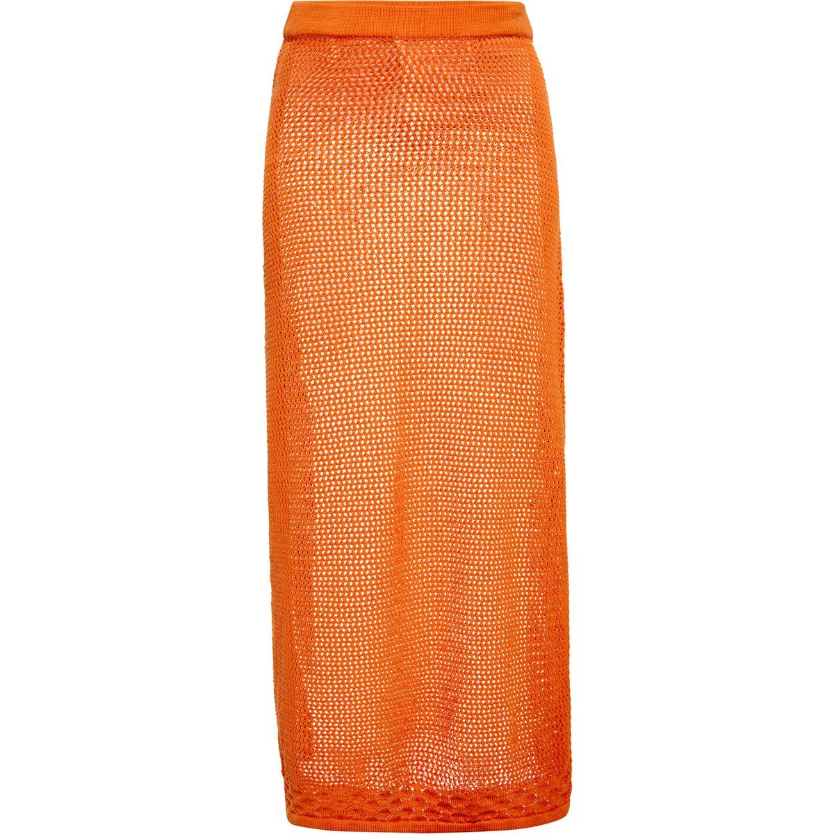 Gestrickter High-Waist Maxirock