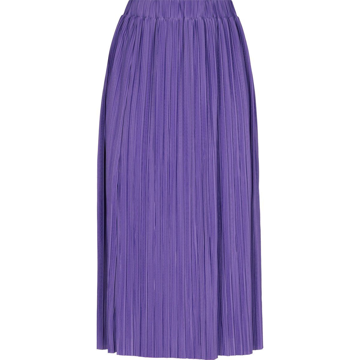 Eleganter Plissee-Strick-Midi-Rock