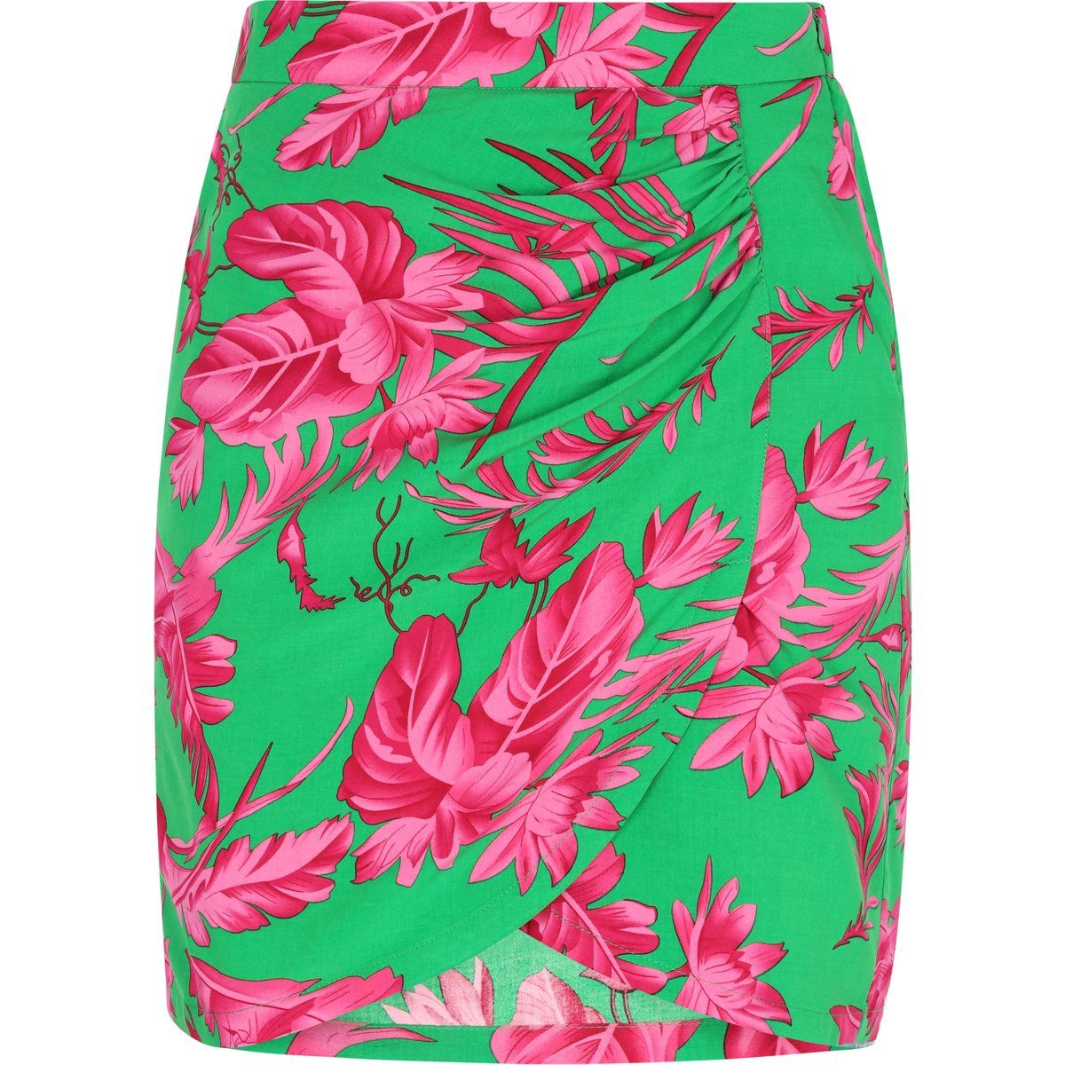 IZIA Rock Frauen grün rosa