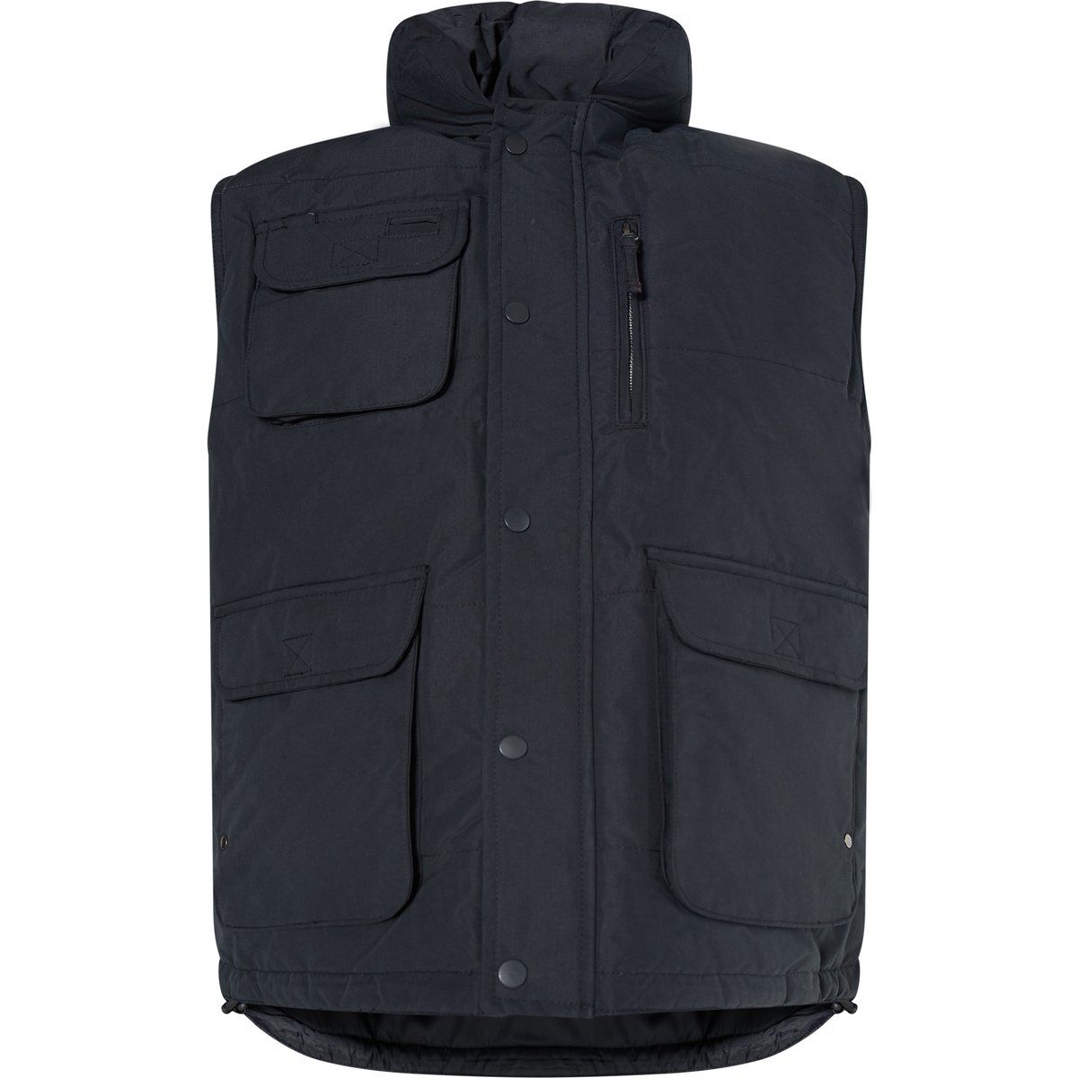Herren Steppweste mit Utility-Taschen