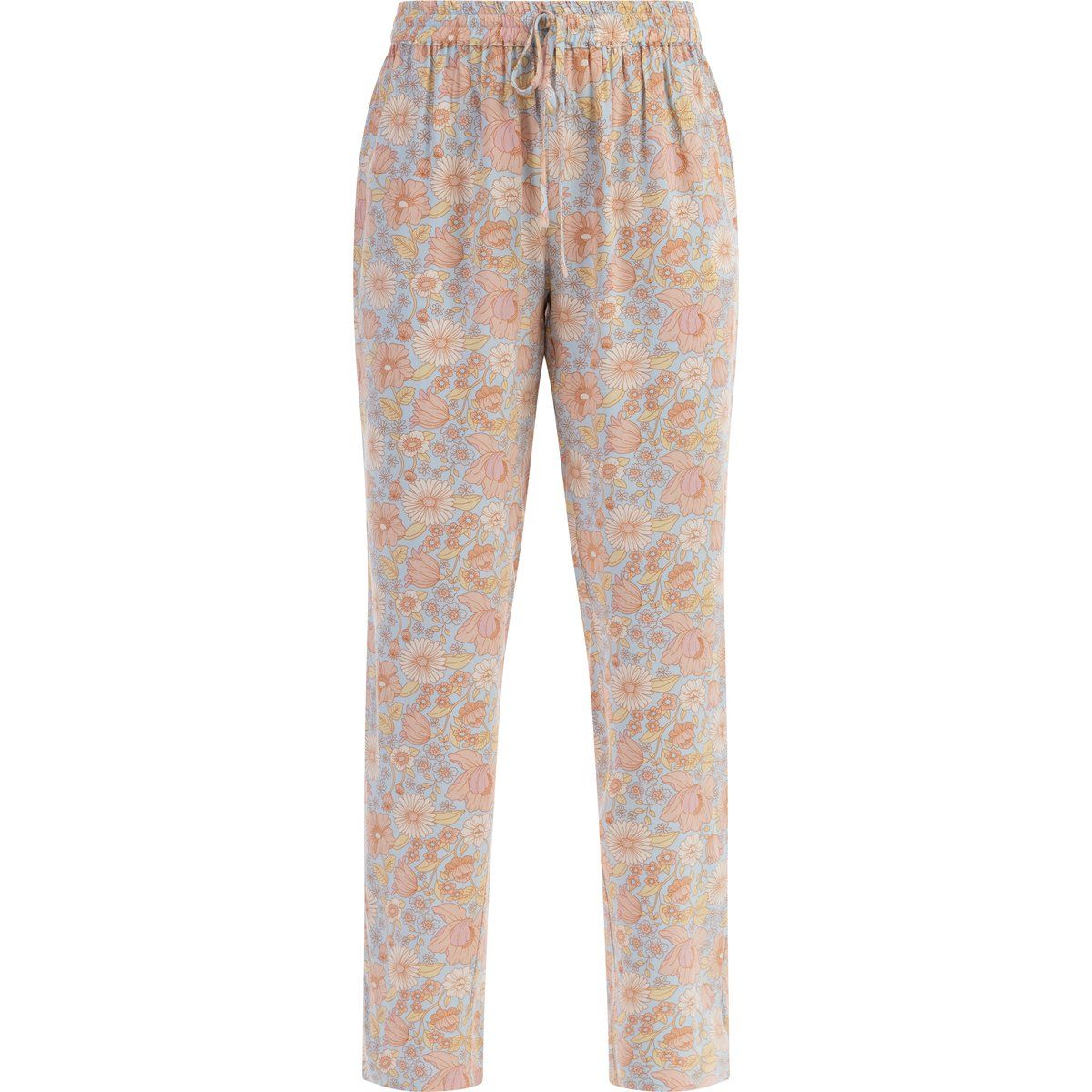 usha Stoffhose Damen Blau Mehrfarbig