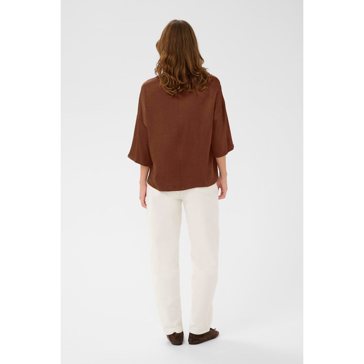 Kurzarm-Bluse SLMirabella Kurzarm-Bluse Lockere Passform