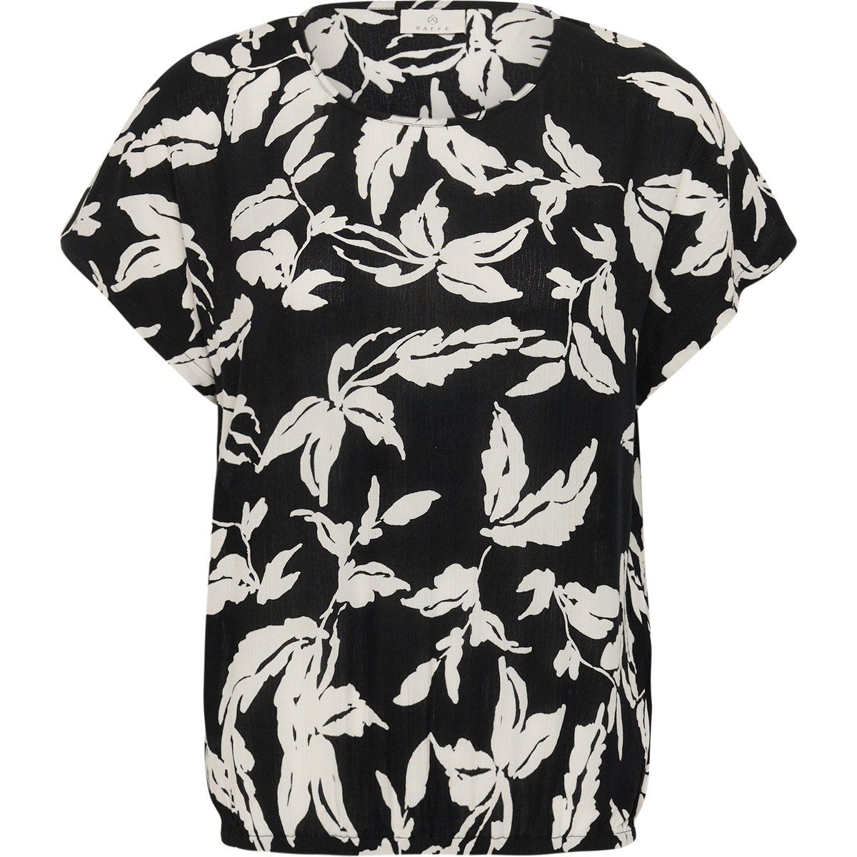 Bluse mit lockerem Schnitt und Blumenmuster