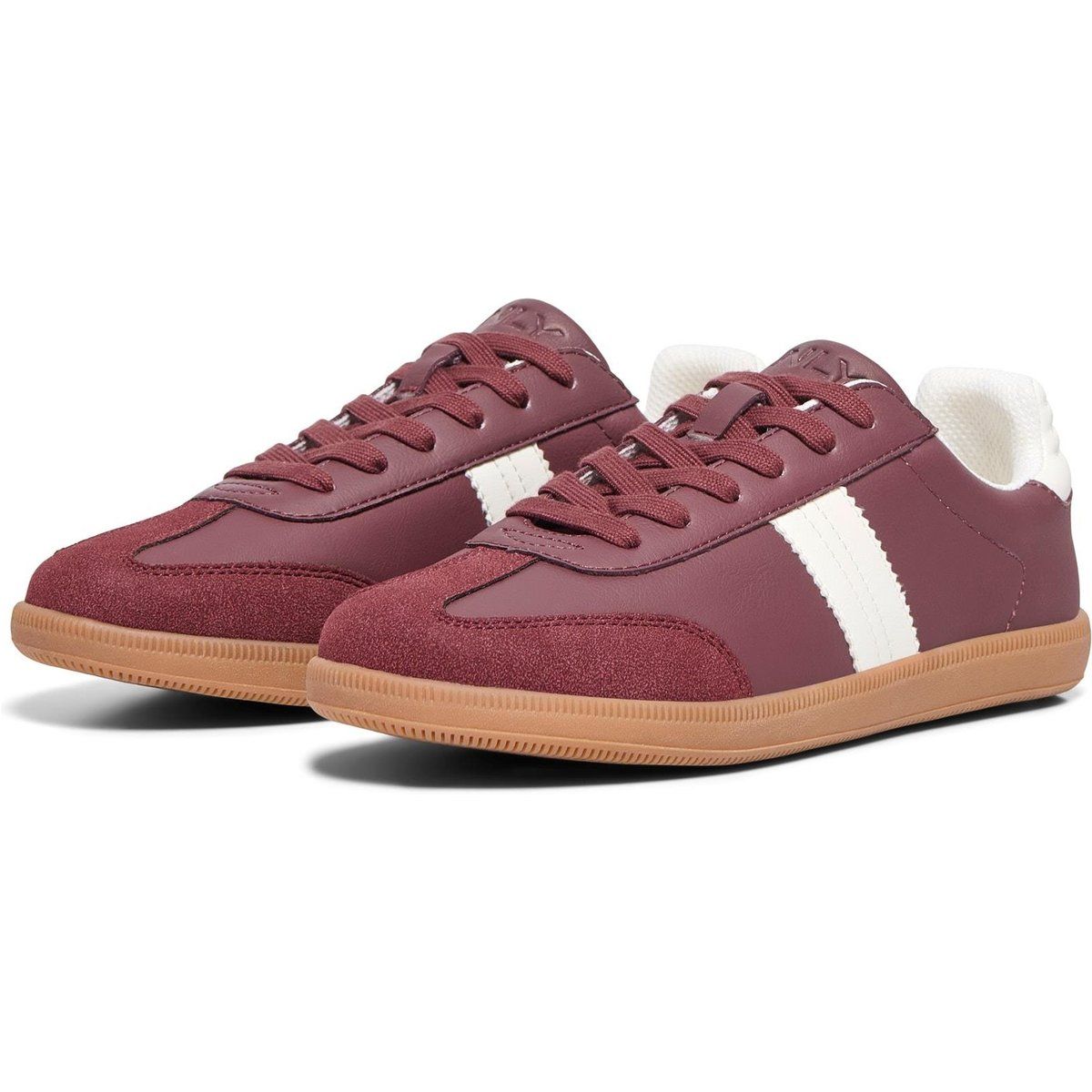 Retro-Sneaker mit Gummisohle