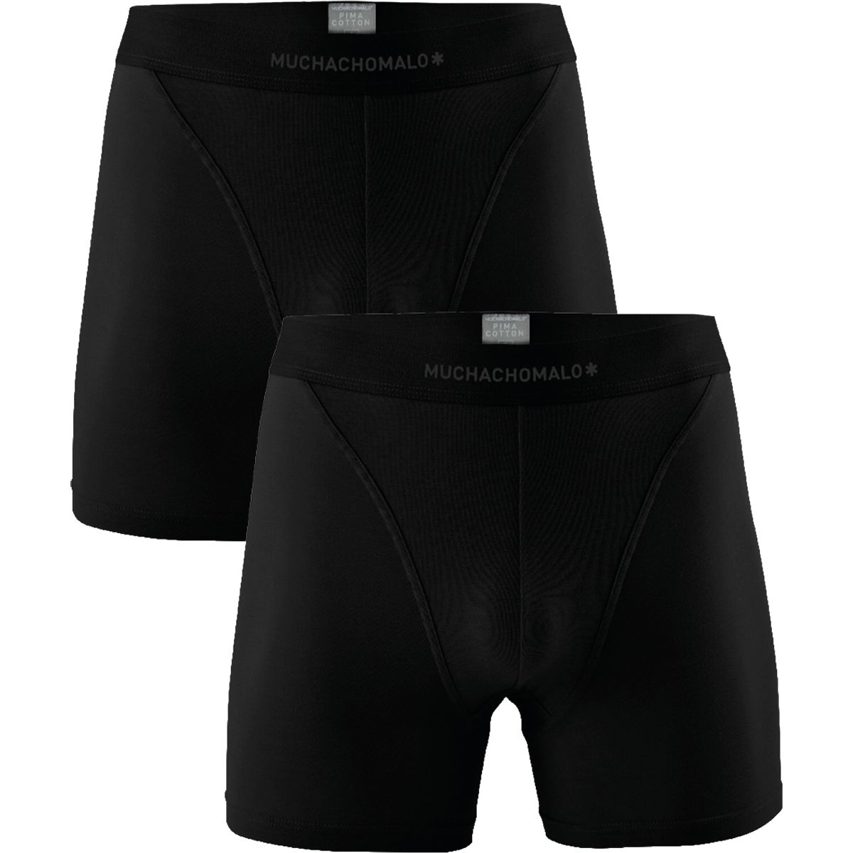 Muchachomalo Herren Pima Baumwolle Boxer Shorts - 2er Pack - Herren Unterwäsche