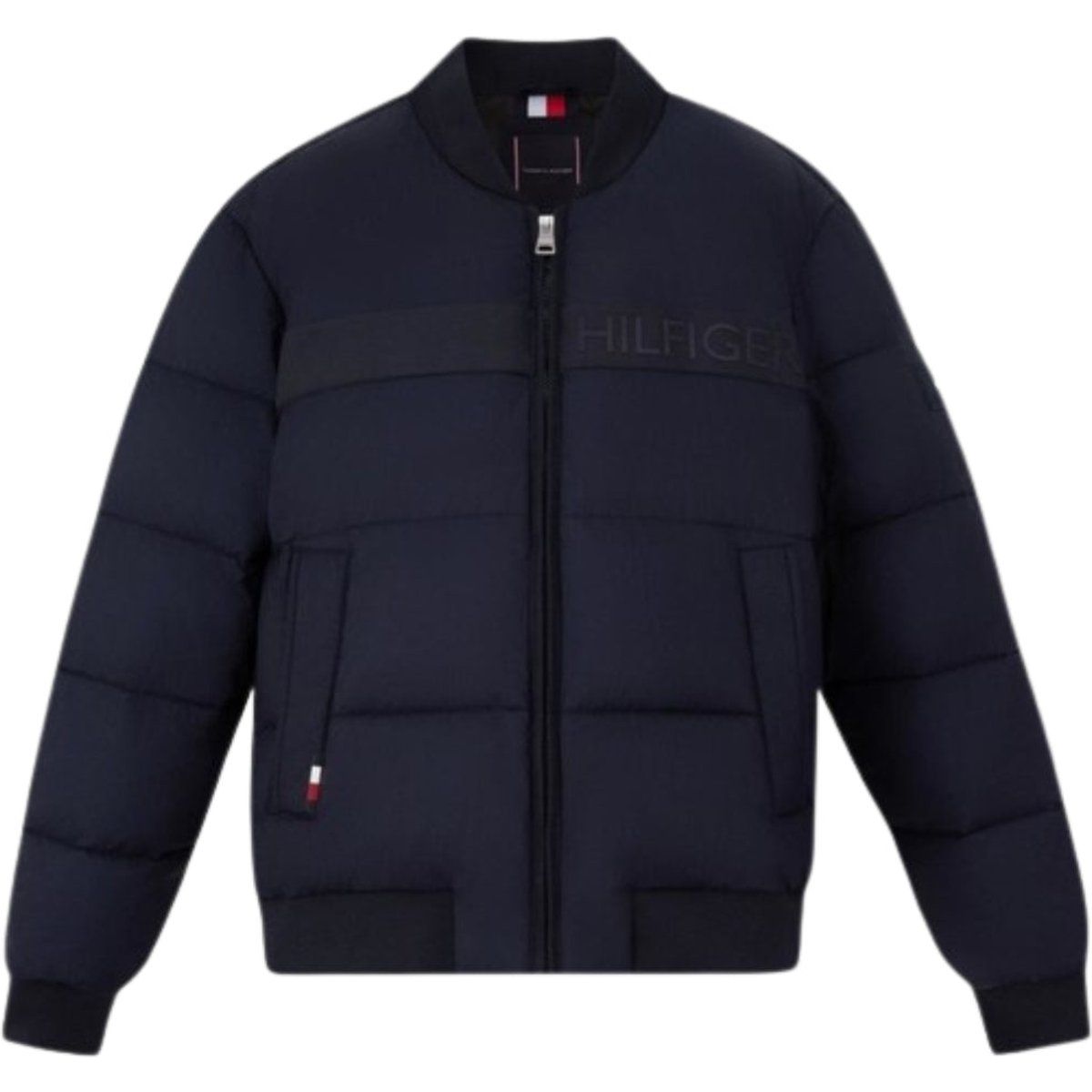 Marineblaue Gepolsterte Bomberjacke