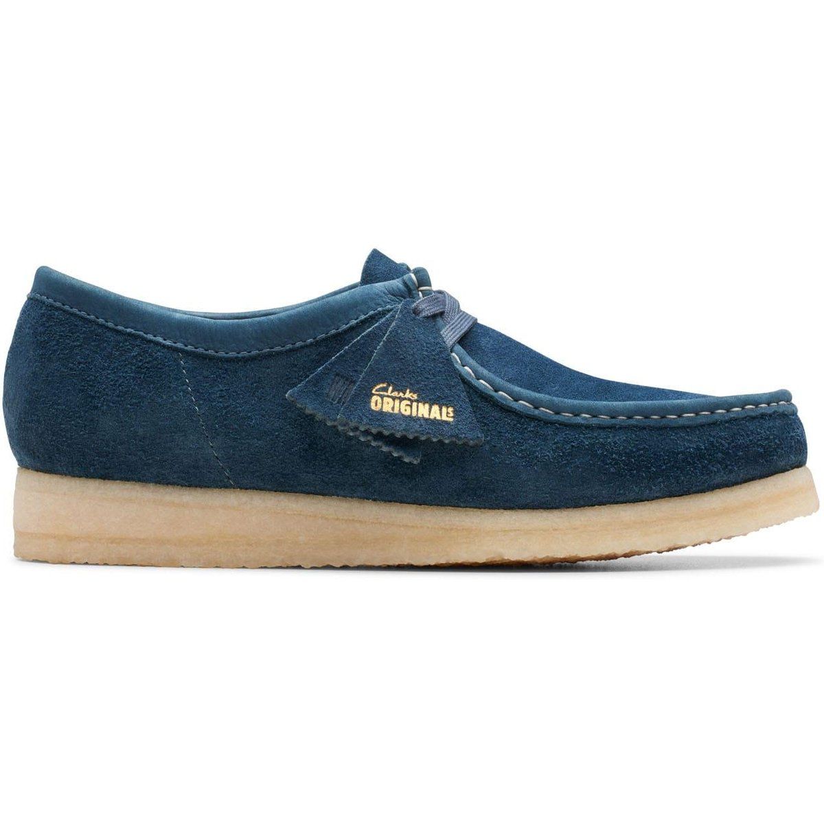 Clarks - Herren Schuhe "Wallabee", Wildleder (Marine)