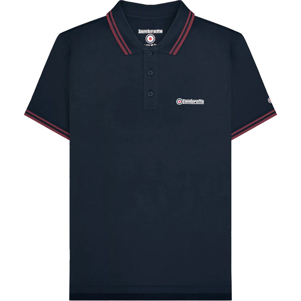 Klassisches Piqué-Poloshirt mit Bündchen