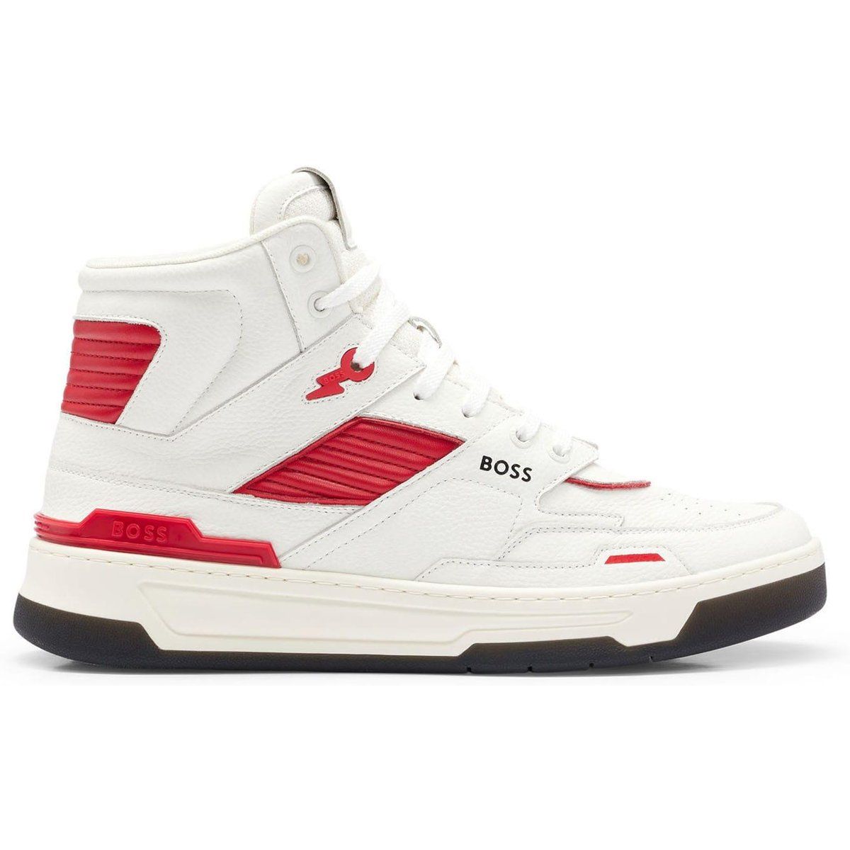 Hohe Leder-Sneakers