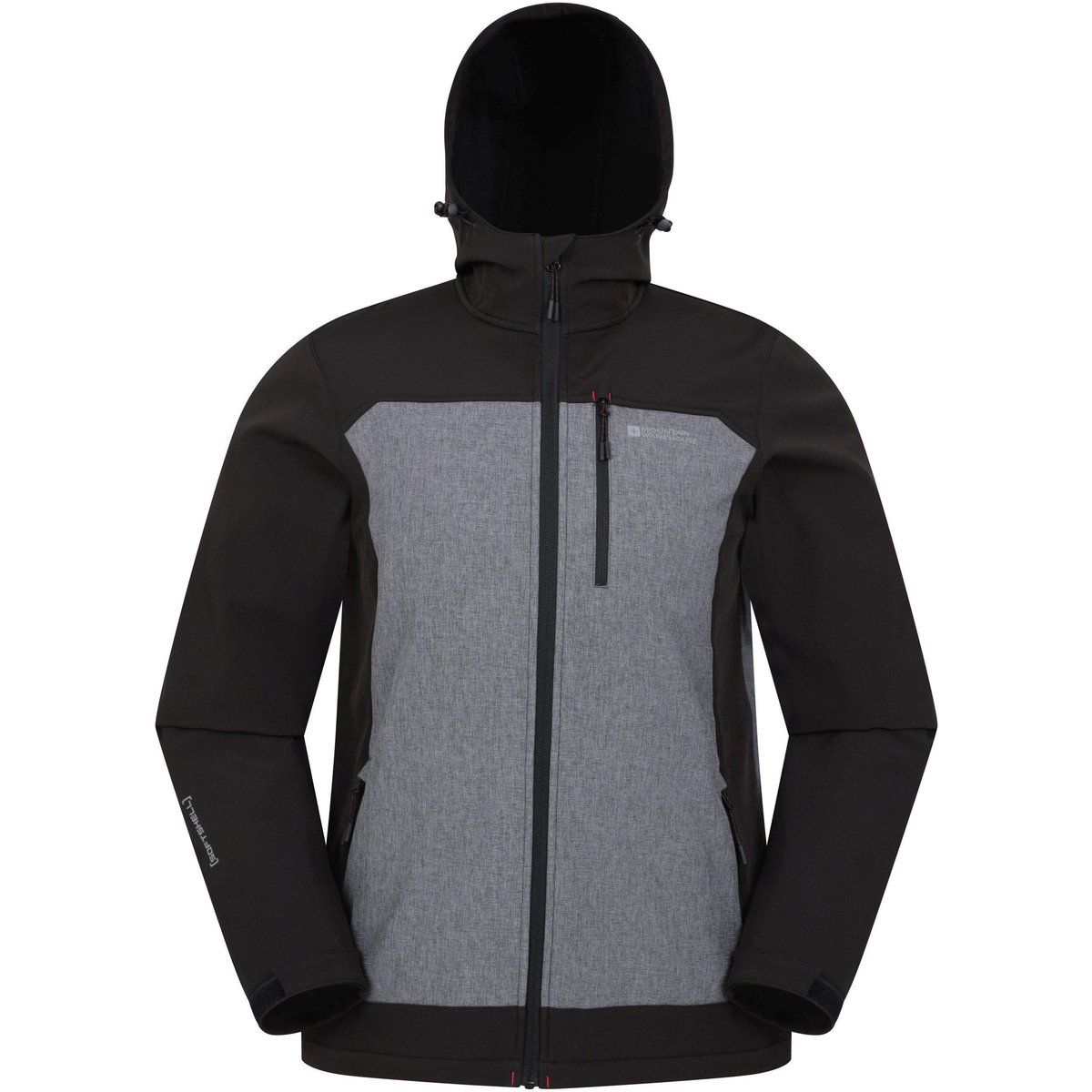 Mountain Warehouse - "Illuminate II" Softshelljacke für Herren (Dunkelgrau)