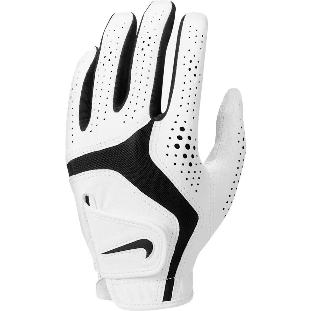 Atmungsaktiver, perforierter Golfhandschuh mit Grip