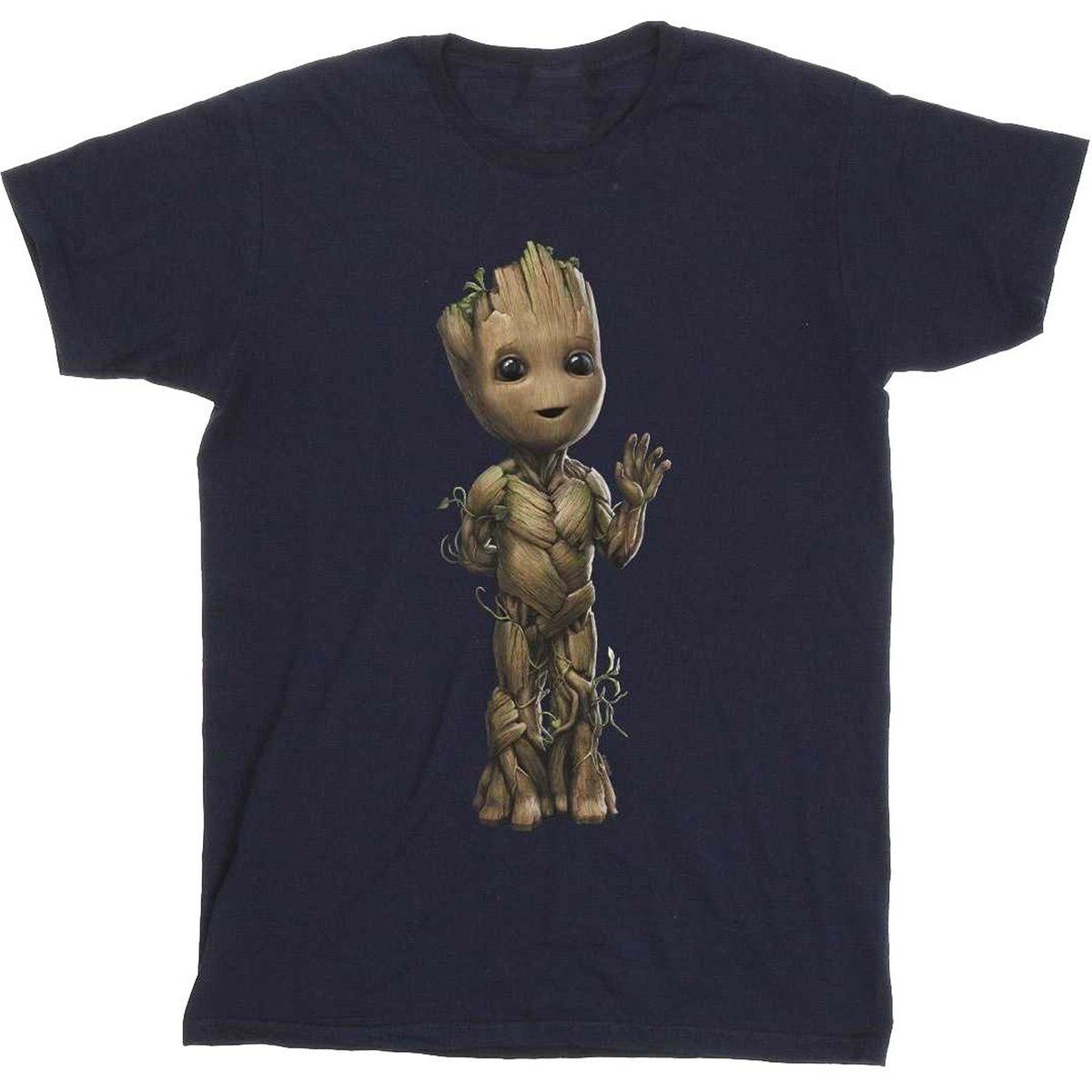 Marvel - "I Am Groot" T-Shirt für Herren (Marineblau)