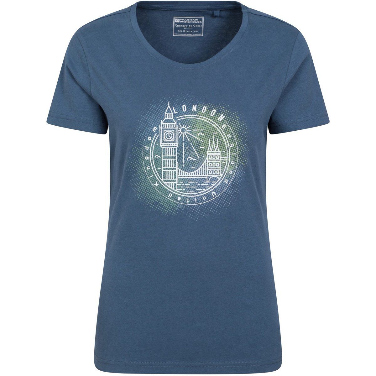 Mountain Warehouse - "London" T-Shirt für Damen kurzärmlig (Marine)