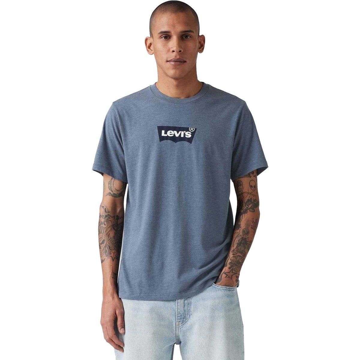 Herren T-Shirt mit Rundhalsausschnitt und Logo