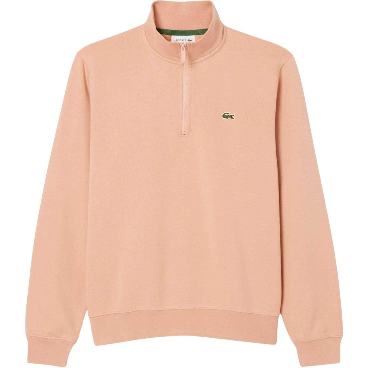 Fleece-Herren-Sweatshirt mit halbem Reißverschluss
