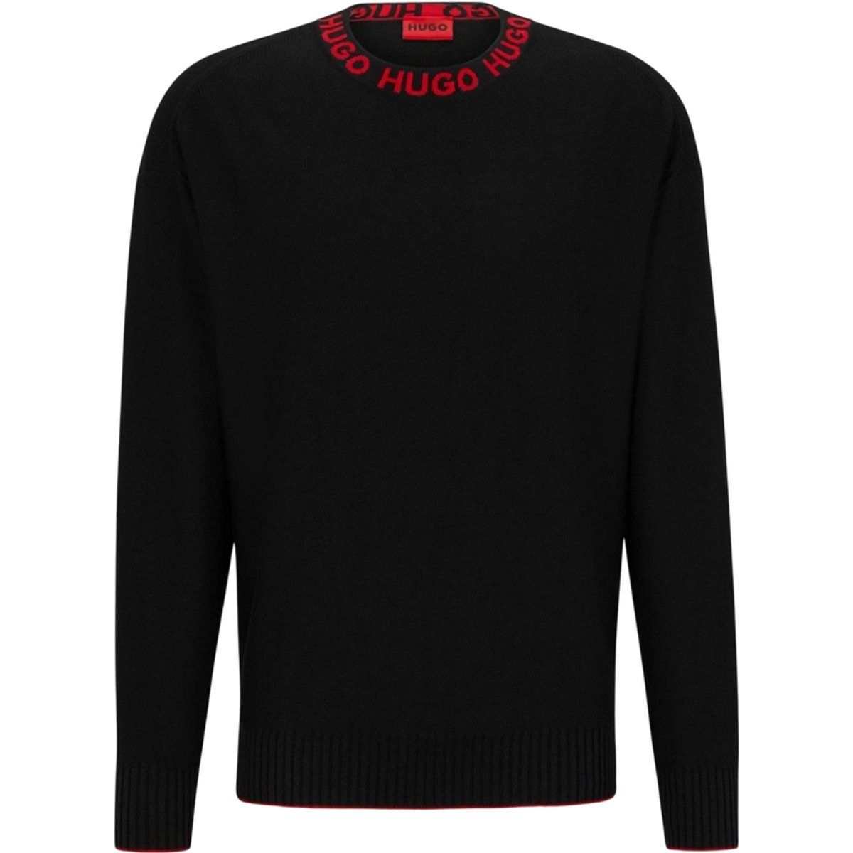Rundhals-Sweatshirt aus Baumwolle mit Logo-Detail