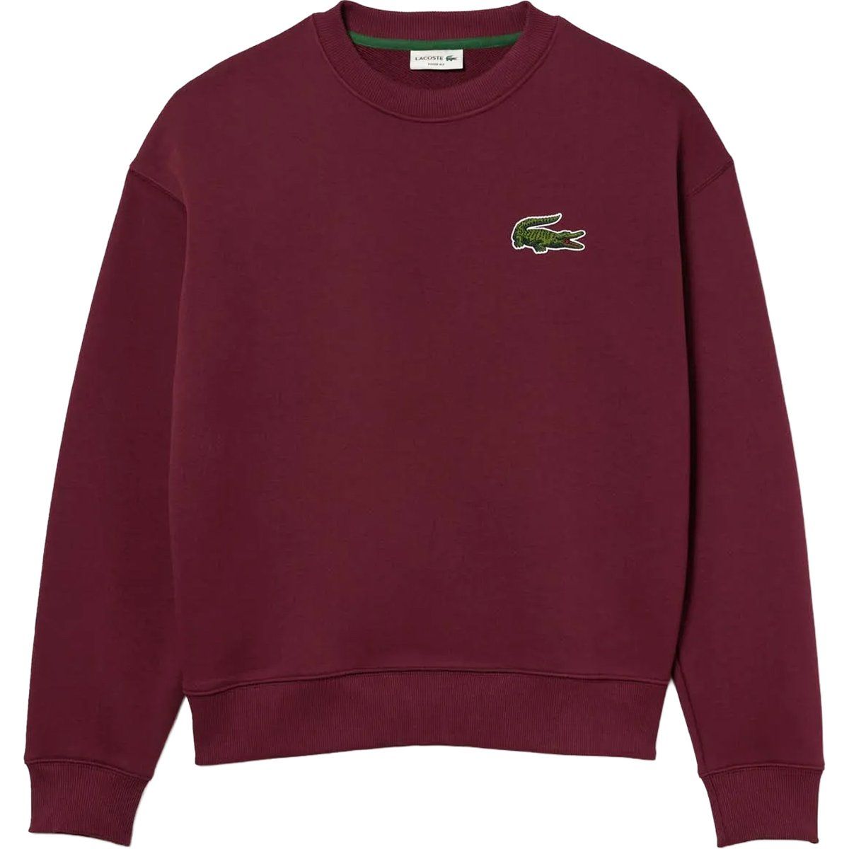Herren Burgunderrotes Logo Sweatshirt