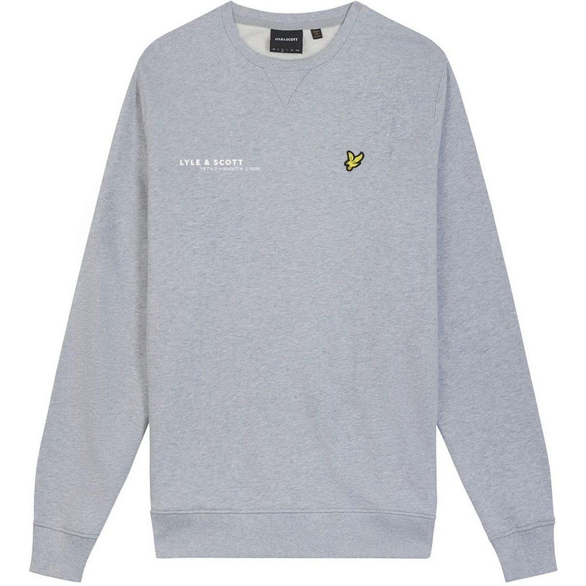 Herren-Sweatshirt mit Rundhalsausschnitt, reguläre Passform