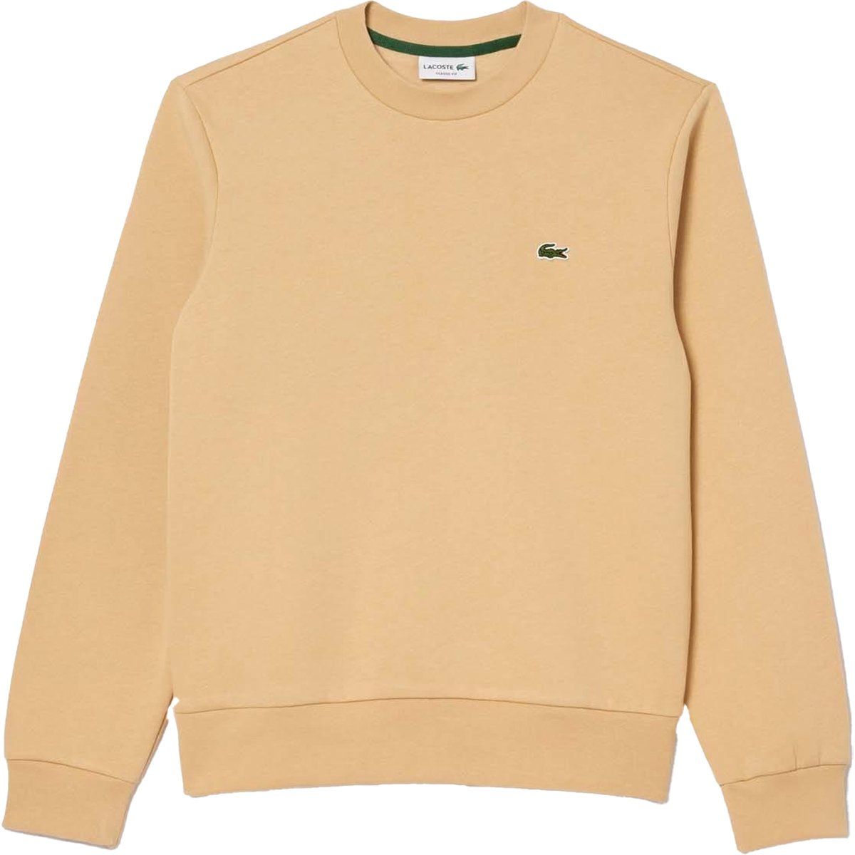 Baumwollfleece-Sweatshirt mit Rundhalsausschnitt
