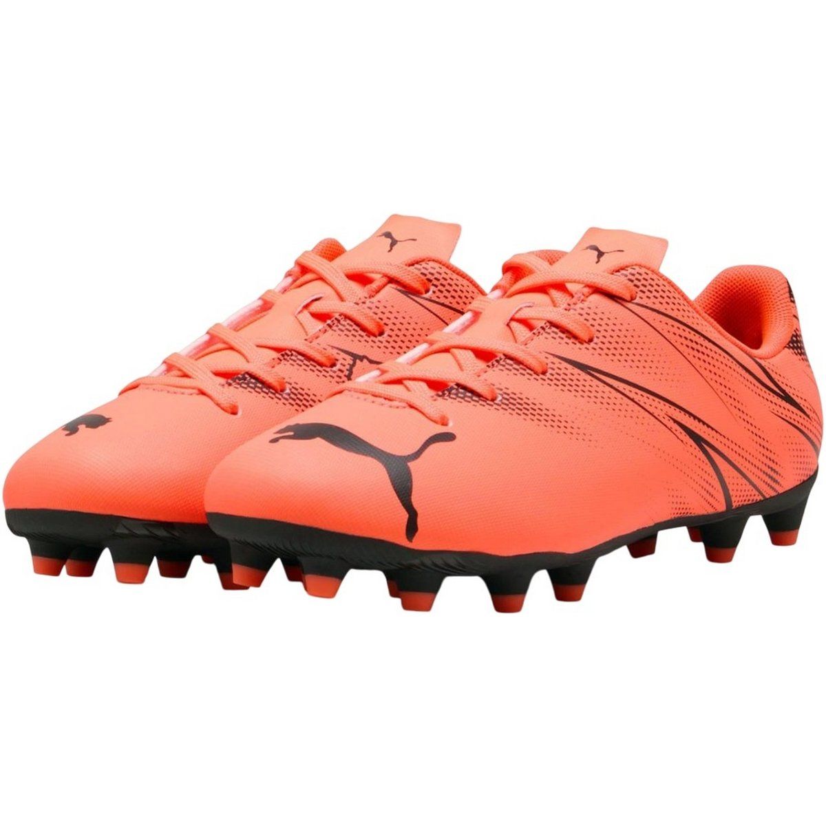 Puma - "Attacanto FG/AG" Fußball-Stiefel für Kinder (Rot)