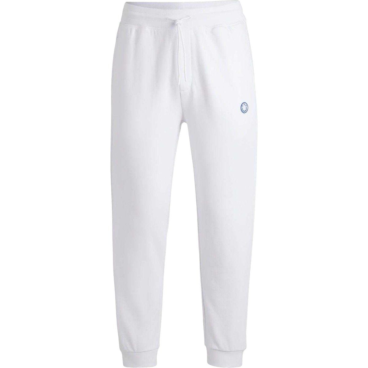 Locker geschnittene Jogginghose aus Baumwolljersey