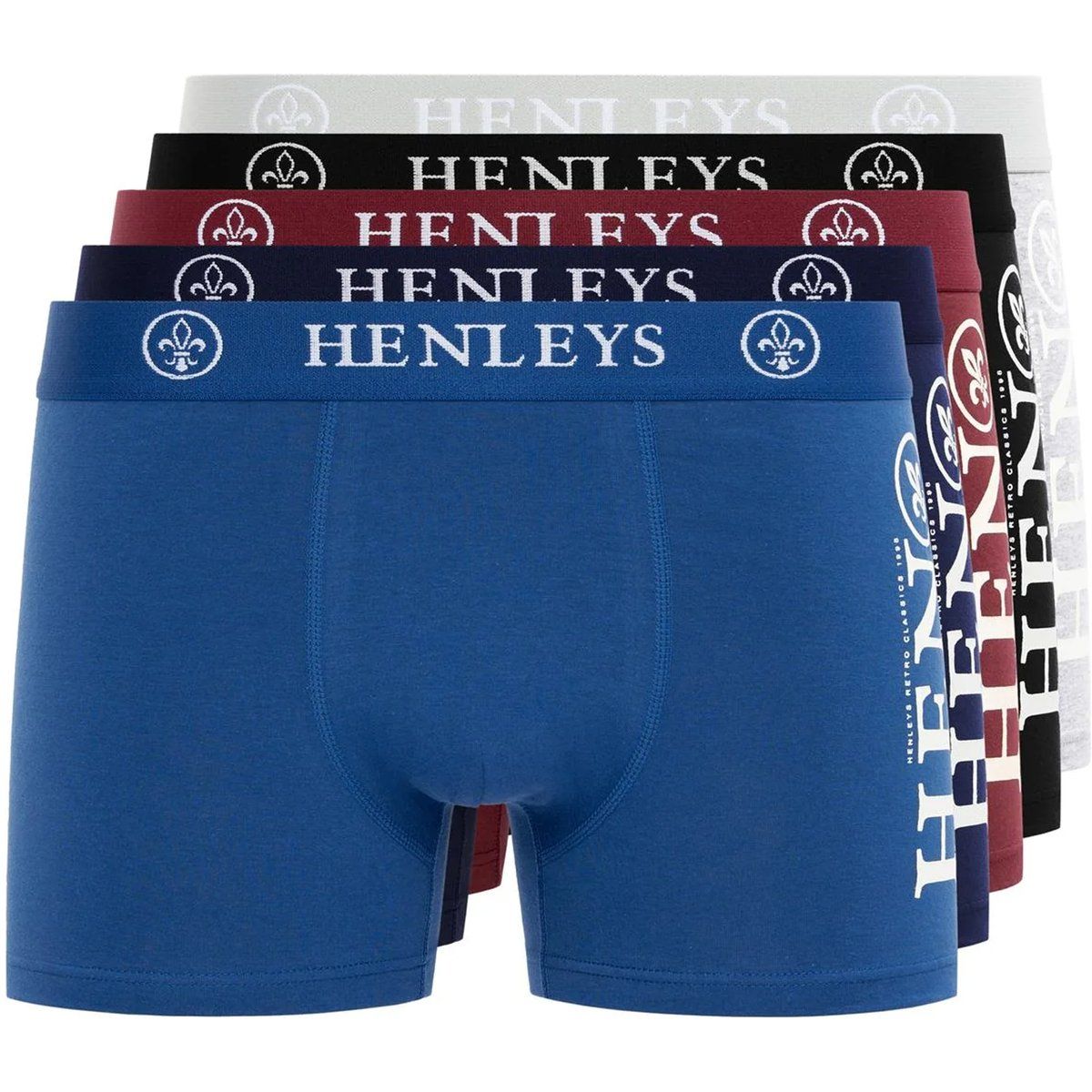 Herren Stretch Baumwoll Boxershorts Set