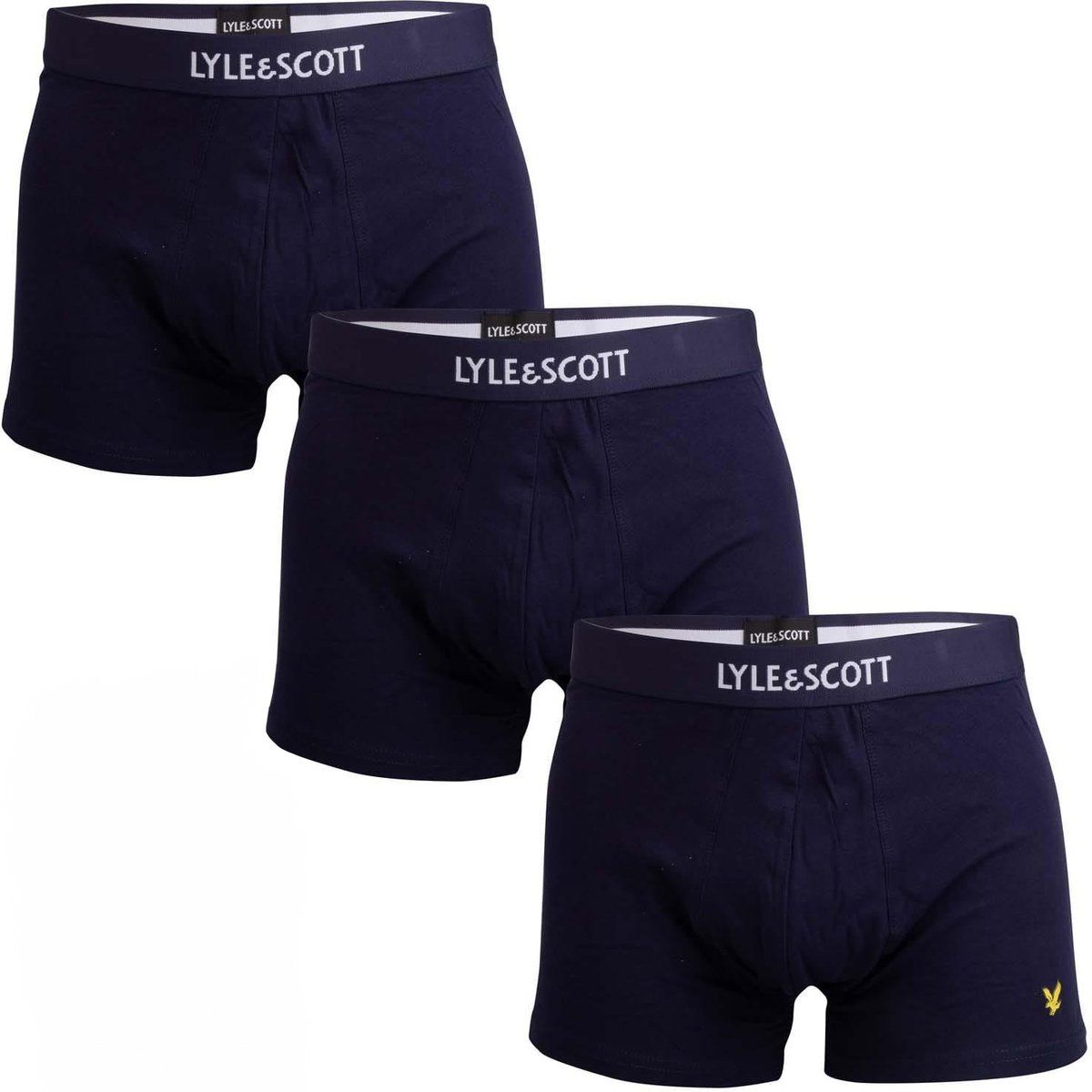 Herren Baumwollmischung Boxer Briefs Uni