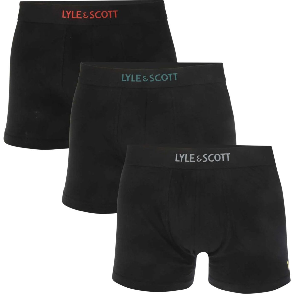 Herren Schwarze Baumwoll-Stretch-Boxershorts