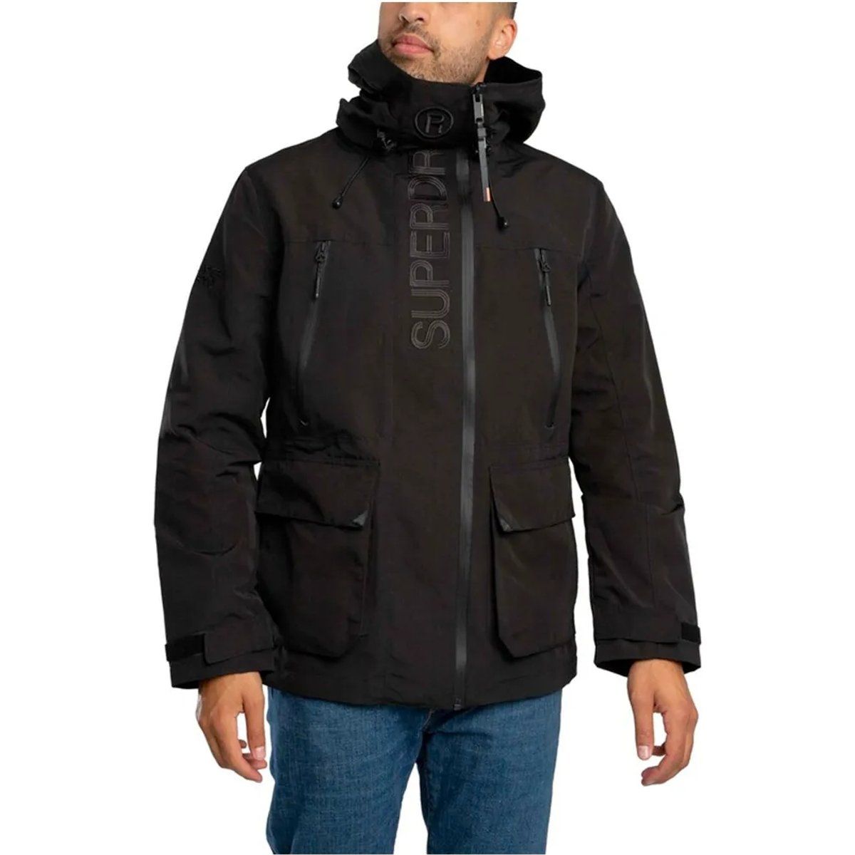 Herren Windbreaker Kapuzenjacke