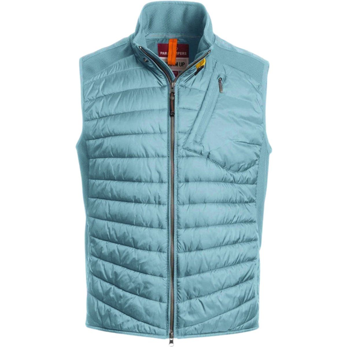 Gesteppte Aqua-blaue leichte Gilet-Weste
