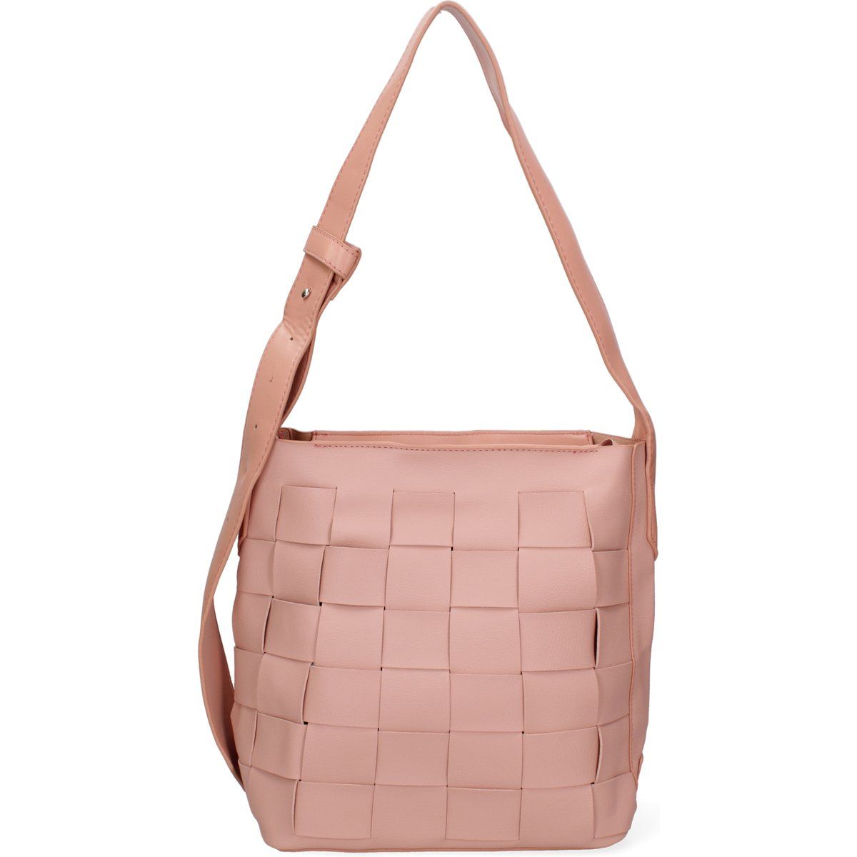 Schultertasche mit gewebtem Design
