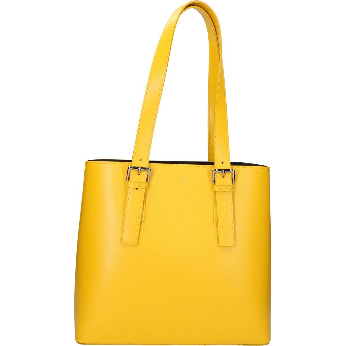 Strukturierte Leder-Schultertasche